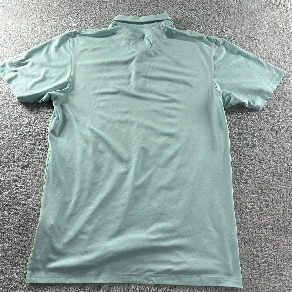 Dunning Golf Polo‎ Shirt Mens Large Light Blue Performance Forsgate Club NJ